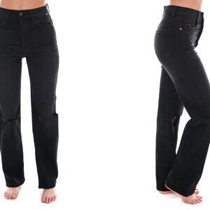 CELLO high rise dad jeans in black (sz1)